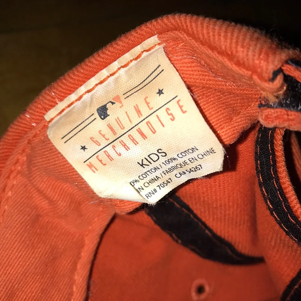 Detroit Tigers Navy & Orange MLB Baseball Cap‎